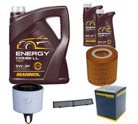 Denckermann Controllo Set mannol Energy Combi Ll 5W-30 7L per BMW 1er
