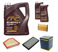 Denckermann Controllo Set mannol Energy Combi Ll 5W-30 7L per . BMW 5er