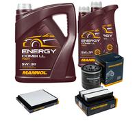 DENCKERMANN Controllo Set MANNOL Energy Combi LL 5W-30 7L Per Chevrolet Aveo
