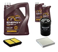 DENCKERMANN Controllo Set MANNOL Energy Combi LL 5W-30 7L Per Honda Civic VI