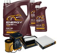Denckermann Controllo Set Mannol Energy Combi LL 5W-30 7L Per Honda CR-V III