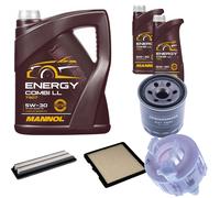DENCKERMANN Controllo Set MANNOL Energy Combi LL 5W-30 7L Per Hyundai I10 1.0