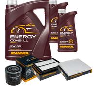 Denckermann Controllo Set Mannol Energy Combi LL 5W-30 7L Per Kia Optima