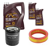 Denckermann Controllo Set Mannol Energy Combi LL 5W-30 7L Per Lada 1200-1600
