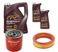 Denckermann Controllo Set Mannol Energy Combi LL 5W-30 7L Per Lada 1200-1600