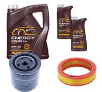 Denckermann Controllo Set mannol Energy Combi Ll 5W-30 7L per lada 1200-1600