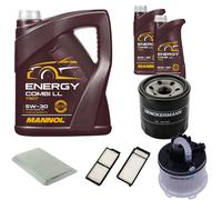 Denckermann Controllo Set Mannol Energy Combi LL 5W-30 7L Per Mazda 3 1.6 1.4