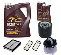 Denckermann Controllo Set Mannol Energy Combi LL 5W-30 7L Per Mazda 3 2.0
