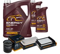 Denckermann Controllo Set Mannol Energy Combi LL 5W-30 7L Per Toyota Aygo 1.0