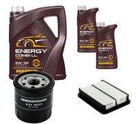 DENCKERMANN Controllo Set MANNOL Energy Combi LL 5W-30 7L Per Toyota Corolla