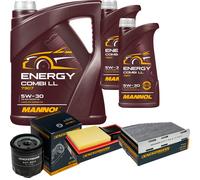 Denckermann Controllo Set Mannol Energy Combi LL 5W-30 7L Per VW Golf VI 1.4
