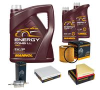 Denckermann Controllo Set Mannol Energy Combi LL 5W-30 7L Per VW Polo 1.2 Fox