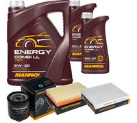 Denckermann Controllo Set Mannol Energy Combi LL 5W-30 7L Per VW Polo 1.4 16V
