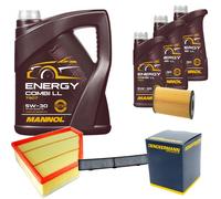 Denckermann Controllo Set Mannol Energy Combi LL 5W-30 8L Per BMW 3 Serie 320d