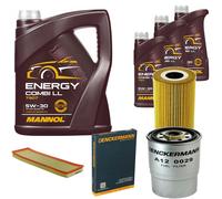 Denckermann Controllo Set Mannol Energy Combi LL 5W-30 8L Per BMW 3 Serie 325td