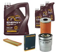 Denckermann Controllo Set Mannol Energy Combi LL 5W-30 8L Per BMW 3 Serie 325td