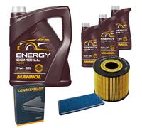 Denckermann Controllo Set Mannol Energy Combi LL 5W-30 8L Per BMW X5 3.0d