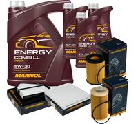 DENCKERMANN Controllo Set MANNOL Energy Combi LL 5W-30 8L Per Honda CR-V III