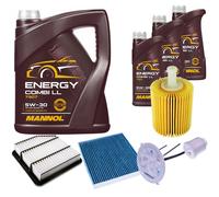Denckermann Controllo Set Mannol Energy Combi LL 5W-30 8L Per Lexus IS II 250