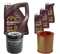 DENCKERMANN Controllo Set MANNOL Energy Combi LL 5W-30 8L Per Renault 25 2.2