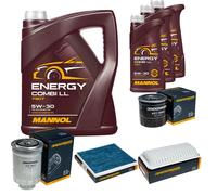 DENCKERMANN Controllo Set MANNOL Energy Combi LL 5W-30 8L Per Toyota Avensis