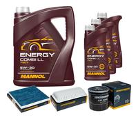 DENCKERMANN Controllo Set MANNOL Energy Combi LL 5W-30 8L Per Toyota Avensis