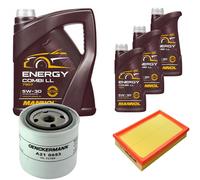 DENCKERMANN Controllo Set MANNOL Energy Combi LL 5W-30 8L Per Volvo 760 2.8