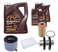 Denckermann Controllo Set mannol Energy Combi Ll 5W-30 9L per Audi Q5 3.0 Tdi