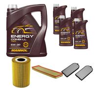 Denckermann Controllo Set Mannol Energy Combi LL 5W-30 9L Per BMW 7 Serie 725tds