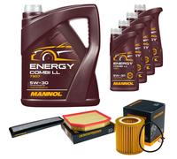 DENCKERMANN Controllo Set MANNOL Energy Combi LL 5W-30 9L Per BMW X3 2.5 Si