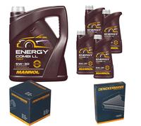 Denckermann Controllo Set Mannol Energy Combi LL 5W-30 9L Per Hyundai IX55
