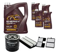 DENCKERMANN Controllo Set MANNOL Energy Combi LL 5W-30 9L Per Toyota Avensis