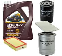 Denckermann Controllo Set Mannol Energy Premium 5W-30 5L Per Audi A6 1.9 TDI