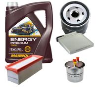 Denckermann Controllo Set Mannol Energy Premium 5W-30 5L Per Dacia Duster