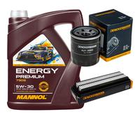 DENCKERMANN Controllo Set MANNOL Energy Premium 5W-30 5L Per Hyundai I10 1.0