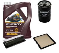 Denckermann Controllo Set mannol Energy Premium 5W-30 5L per Hyundai i10 1.2