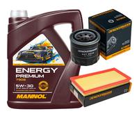 DENCKERMANN Controllo Set MANNOL Energy Premium 5W-30 5L Per KIA Carens II