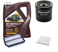 DENCKERMANN Controllo Set MANNOL Energy Premium 5W-30 5L Per KIA Cerato 1.6