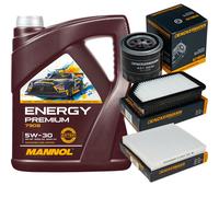 DENCKERMANN Controllo Set MANNOL Energy Premium 5W-30 5L Per KIA Soul 1.6 GDi