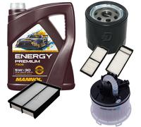 Denckermann Controllo Set Mannol Energy Premium 5W-30 5L Per Mazda 3 2.0