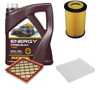 DENCKERMANN Controllo Set MANNOL Energy Premium 5W-30 5L Per Opel Astra J 1.4
