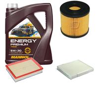 DENCKERMANN Controllo Set MANNOL Energy Premium 5W-30 5L Per Opel Meriva