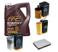 DENCKERMANN Controllo Set MANNOL Energy Premium 5W-30 5L Per VW Lupo 1.4 TDI