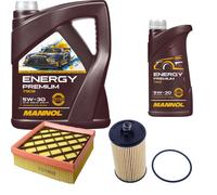 DENCKERMANN Controllo Set MANNOL Energy Premium 5W-30 6L Per Chevrolet Cruze