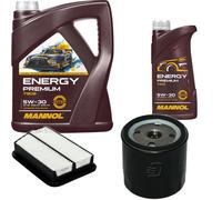 DENCKERMANN Controllo Set MANNOL Energy Premium 5W-30 6L Per Chevrolet Rezzo