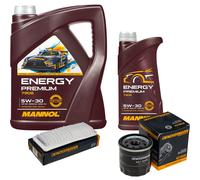 DENCKERMANN Controllo Set MANNOL Energy Premium 5W-30 6L Per Daihatsu YRV 1.3