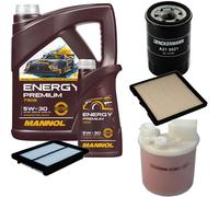 Denckermann Controllo Set mannol Energy Premium 5W-30 6L per Hyunday i10