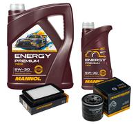 DENCKERMANN Controllo Set MANNOL Energy Premium 5W-30 6L Per KIA Picanto 1.0