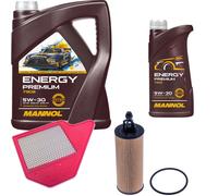 DENCKERMANN Controllo Set MANNOL Energy Premium 5W-30 6L Per Lancia Voyager