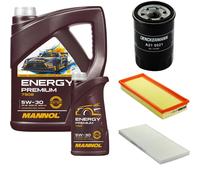 DENCKERMANN Controllo Set MANNOL Energy Premium 5W-30 6L Per Lancia Y 1.2 16V
